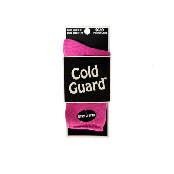 LADIES COLD GUARD HEAT SOCKS SOLID COLORS - STYLE #641H-699A