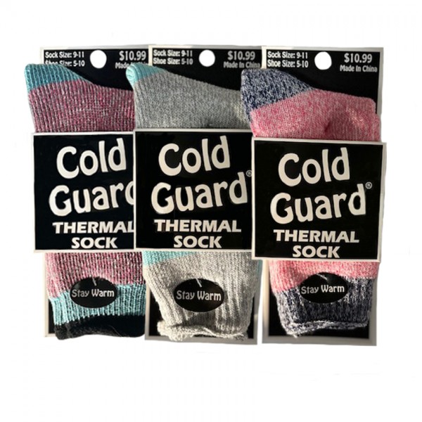 Ladies Cold Guard Thermal Socks - Style #641TH-109...