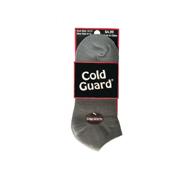 MEN'S COLD GUARD LOW CUT HEAT SOCKS SOLID COLORS - STYLE #243H-499A