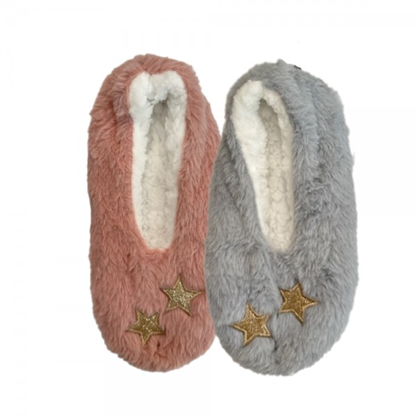 Wild Flowers So Soft Slippers with Stars - Style #SL899SSS-S